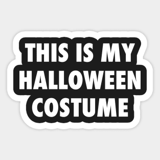 Halloween Costume Sticker